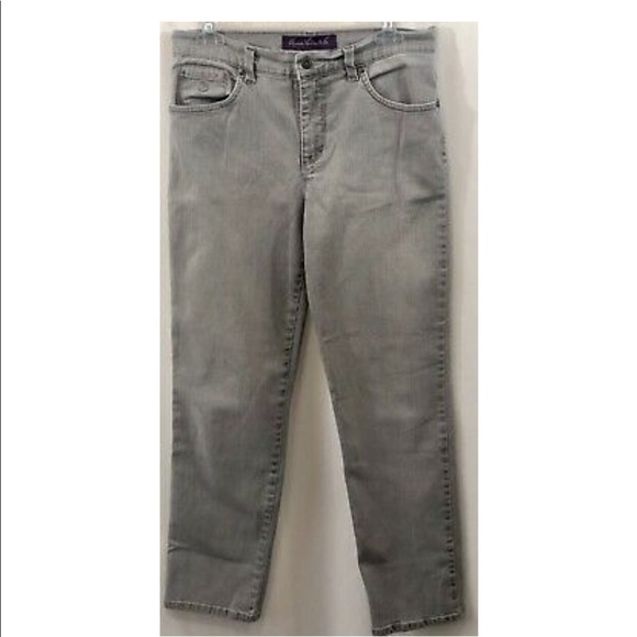 Gloria Vanderbilt Amanda Straight Leg Jeans 8 - Picture 2 of 8